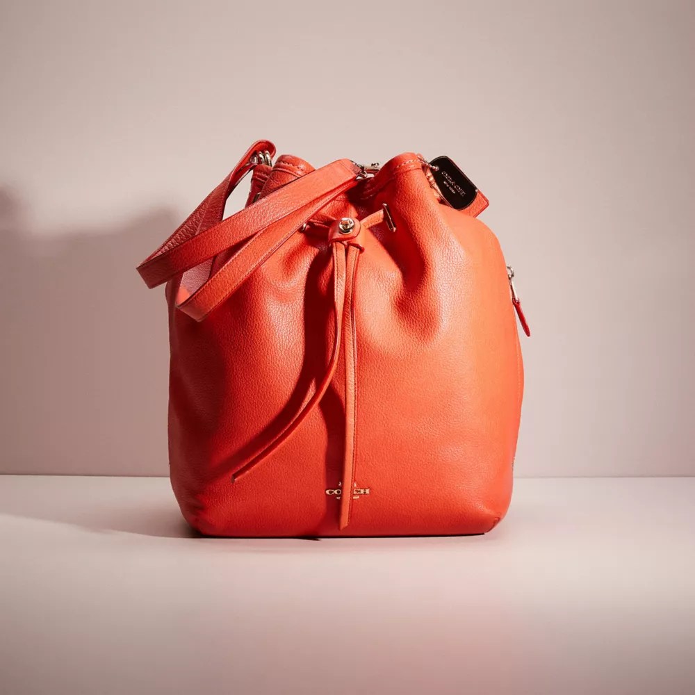 Restored Turnlock Tie Bucket Bag COACH®