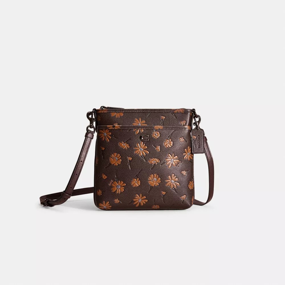 Restored Kitt Messenger Crossbody With Floral Print COACH®
