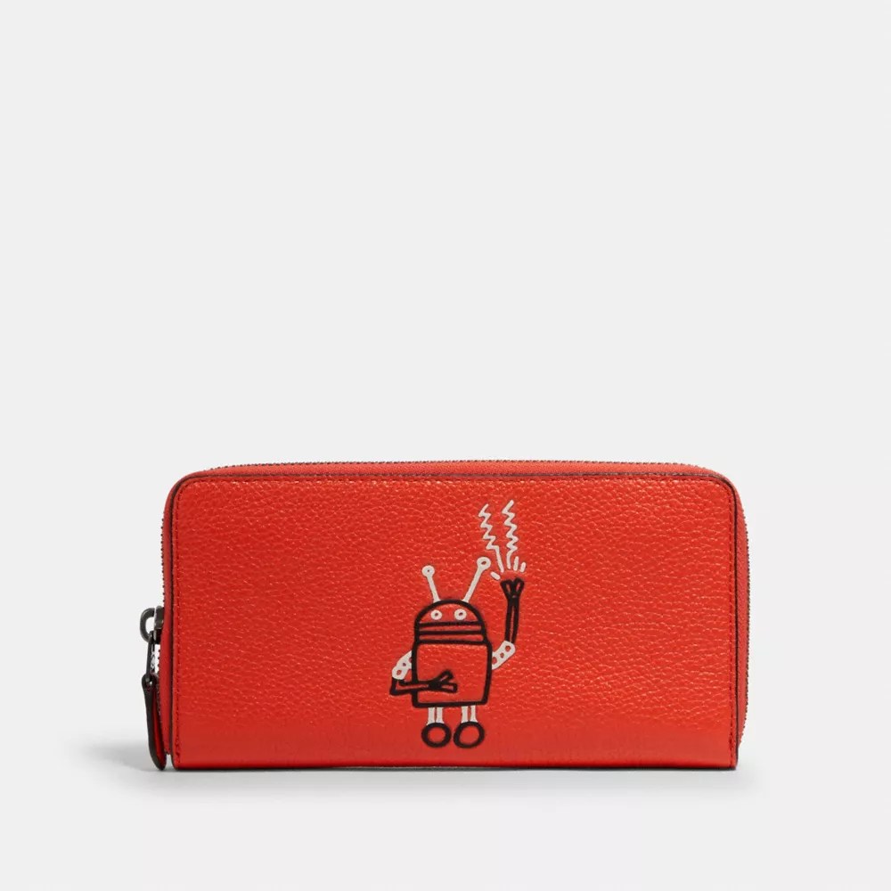 COACH® Outlet Keith Haring Accordion Zip Wallet