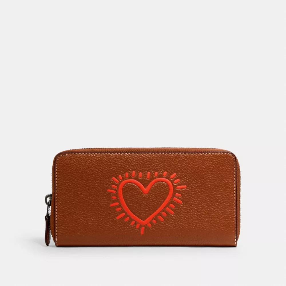 COACH® Outlet Keith Haring Accordion Zip Wallet