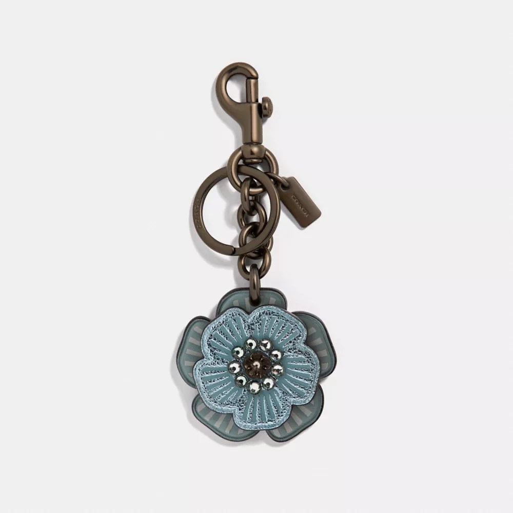 COACH® Crystal Tea Rose Mix Bag Charm