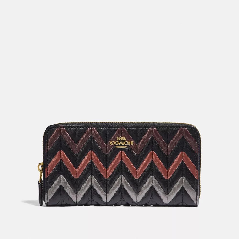 COACH® Outlet Accordion Zip Wallet With Quilting
