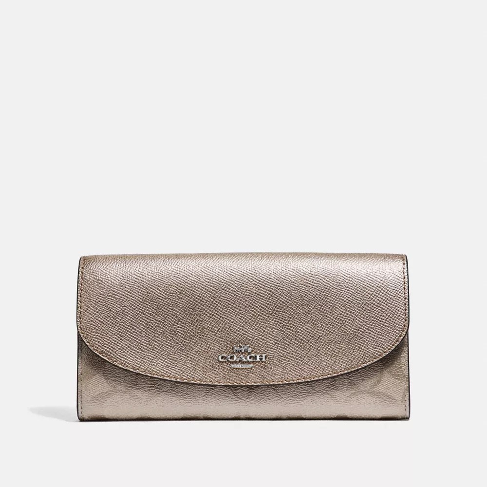 COACH® Outlet Slim Envelope Wallet In Signature Canvas