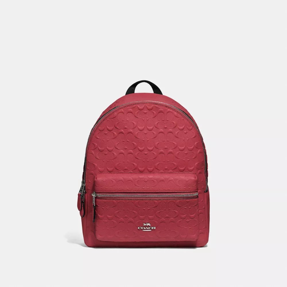 COACH® Outlet Medium Charlie Backpack In Signature Leather