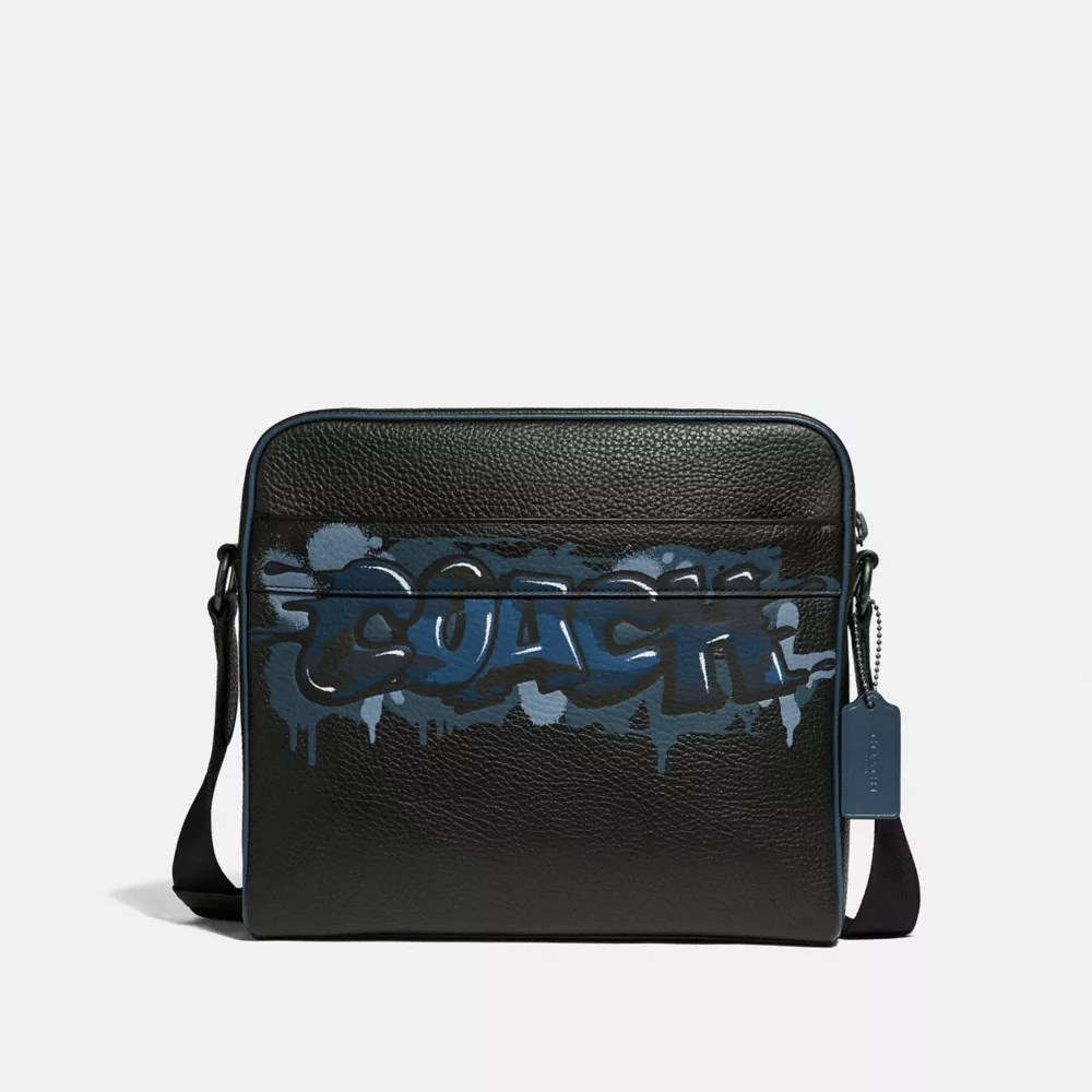COACH® Outlet Charles Camera Bag With Coach Graffiti