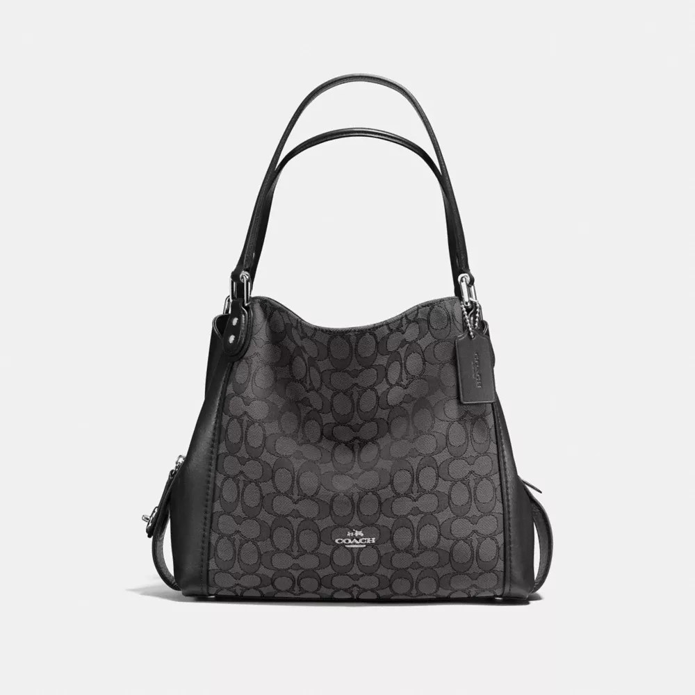 COACH® Outlet Edie Shoulder Bag 31 In Signature Jacquard