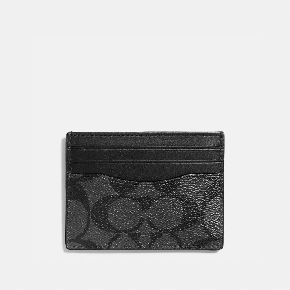 COACH® Outlet Slim Id Card Case In Signature Canvas