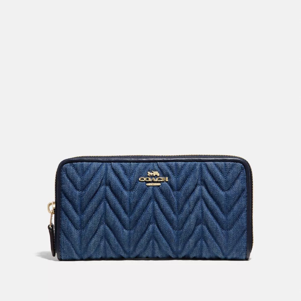 COACH® Outlet Accordion Zip Wallet With Quilting