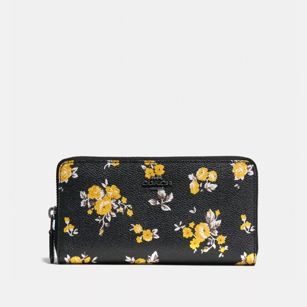 COACH® Outlet Accordion Zip Wallet With Prairie Print
