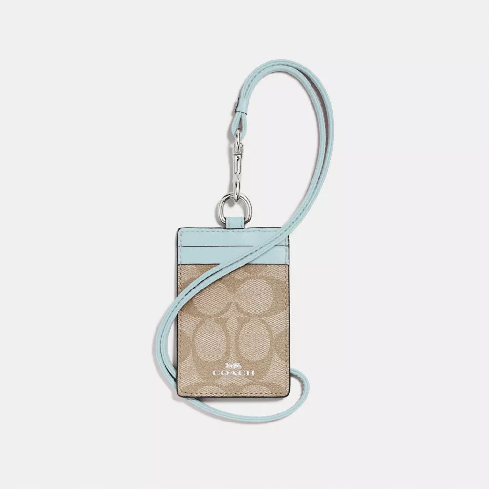 COACH® Outlet Id Lanyard In Signature Canvas