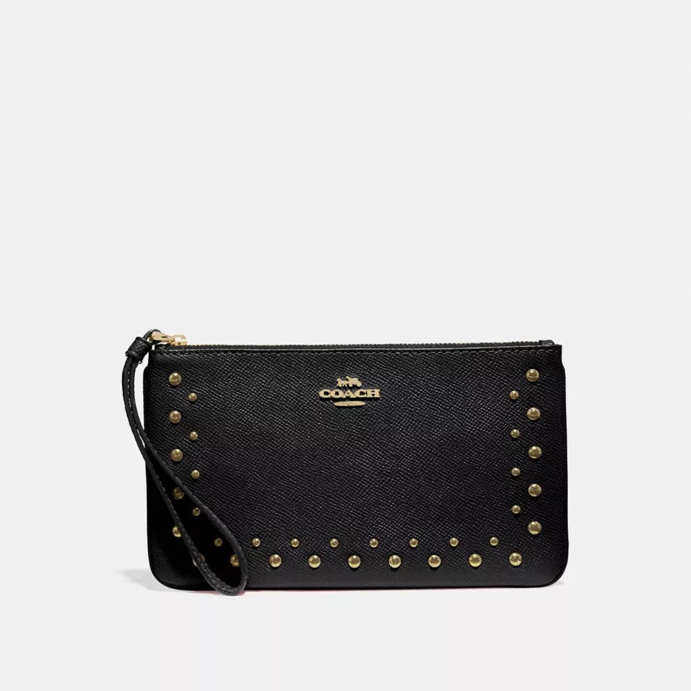 COACH® Outlet Large Wristlet With Studs
