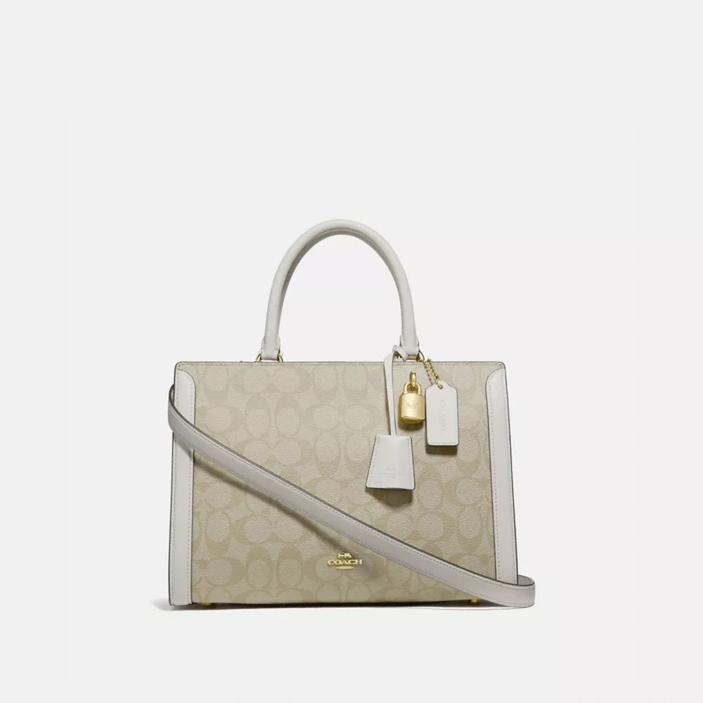 COACH® Outlet Zoe Carryall In Signature Canvas