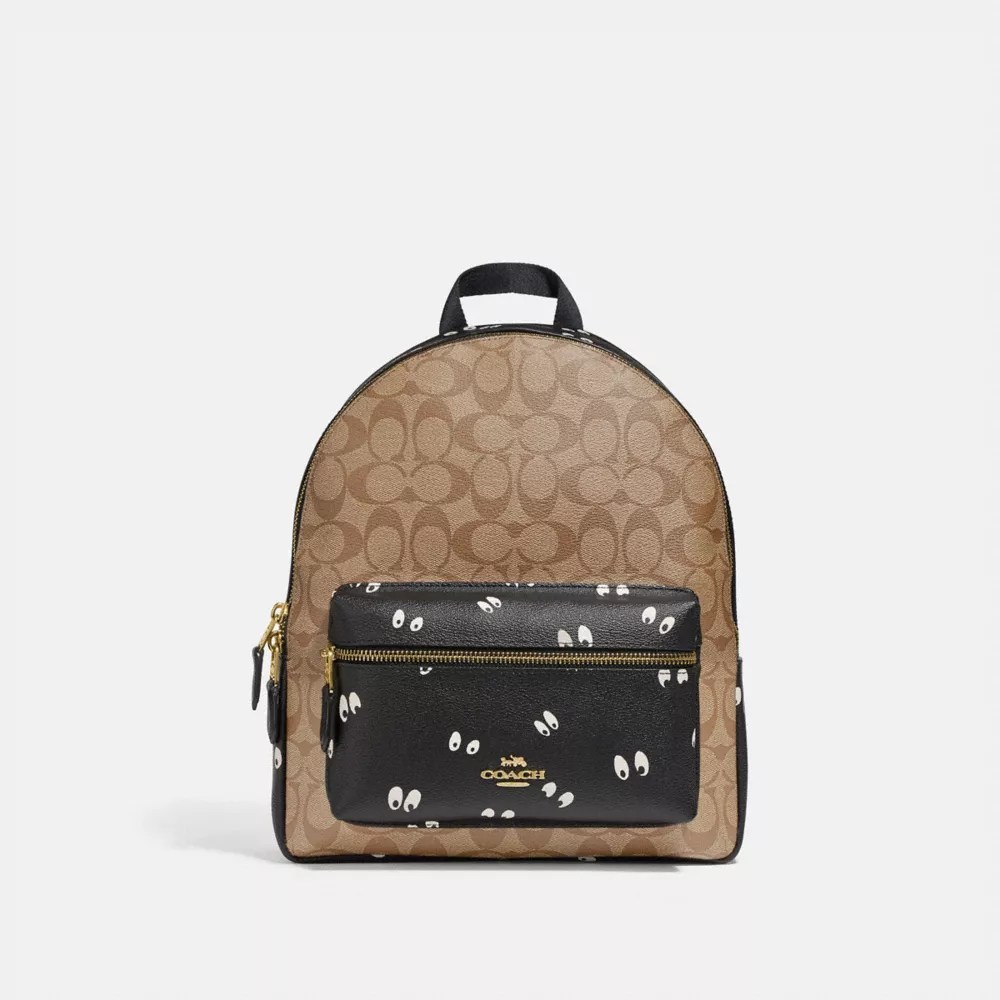 COACH® Outlet Disney X Coach Medium Charlie Backpack In Signature