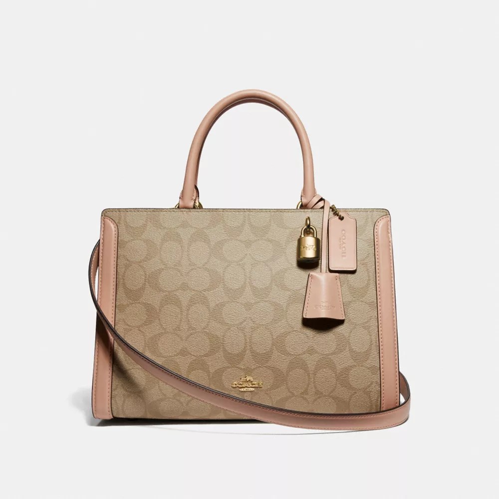 COACH® Outlet Zoe Carryall In Signature Canvas