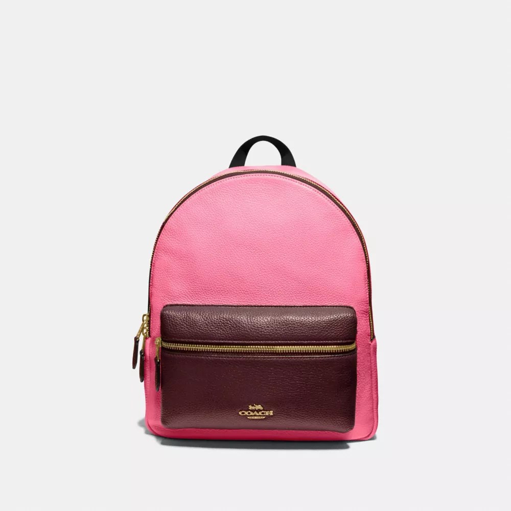 COACH® Outlet Medium Charlie Backpack In Colorblock