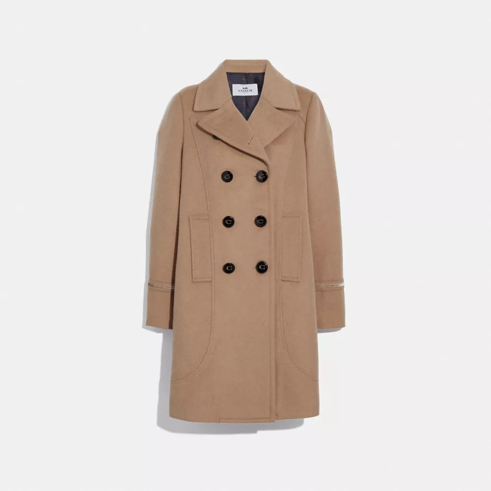 COACH® Outlet Tailored Wool Coat