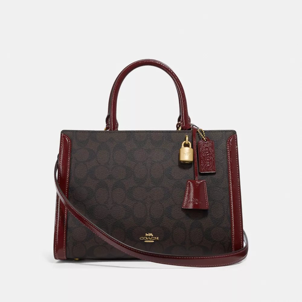 COACH® Outlet Zoe Carryall In Signature Canvas