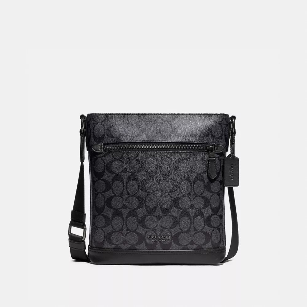 COACH® Outlet Graham Flat Crossbody In Signature Canvas