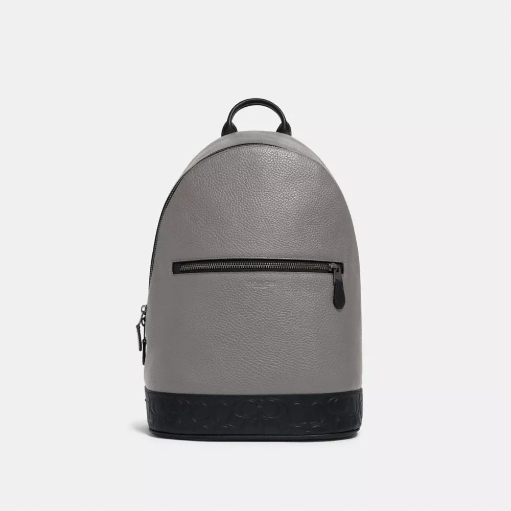 COACH® Outlet West Slim Backpack With Signature Leather Detail
