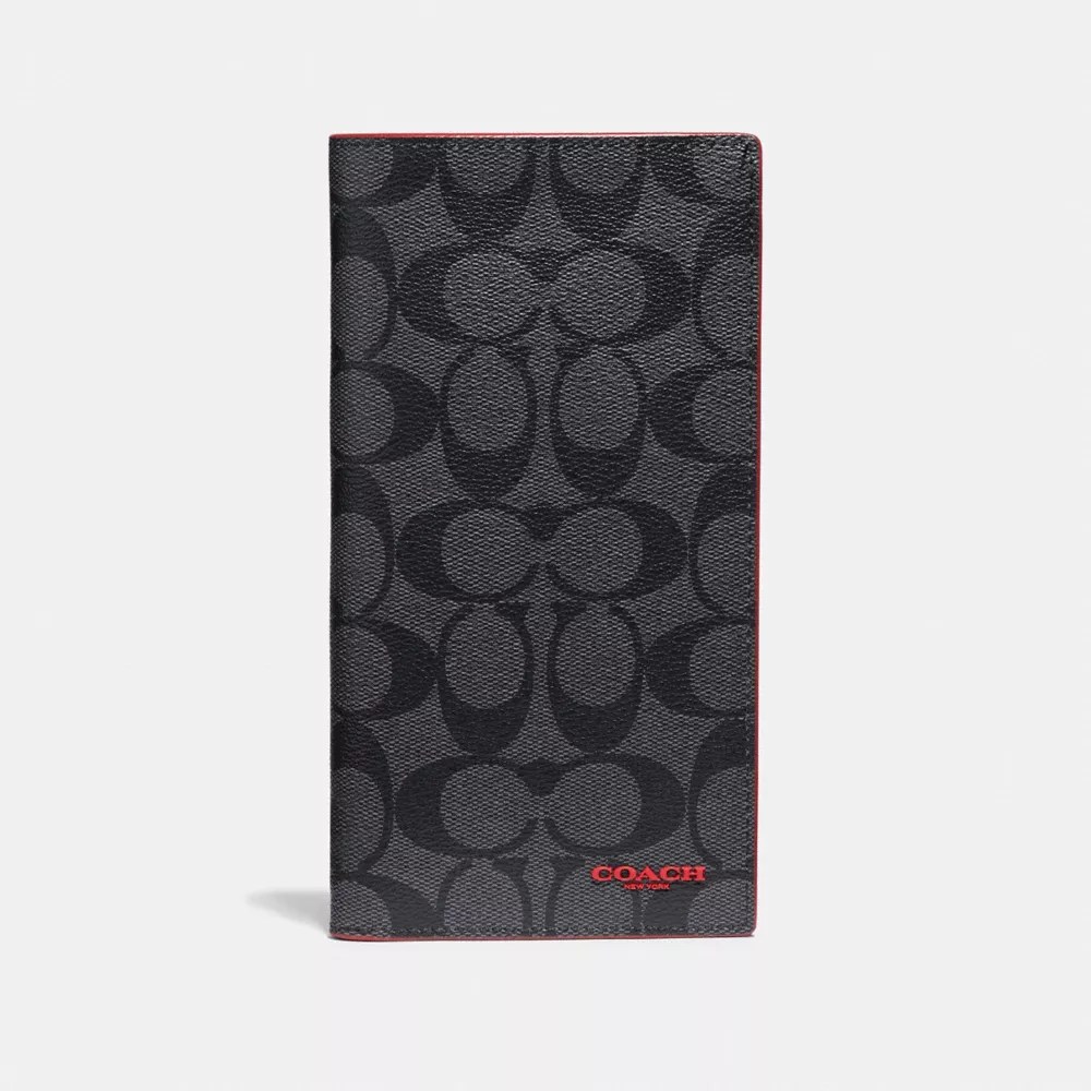 COACH® Outlet Slim Passport Wallet In Signature Canvas