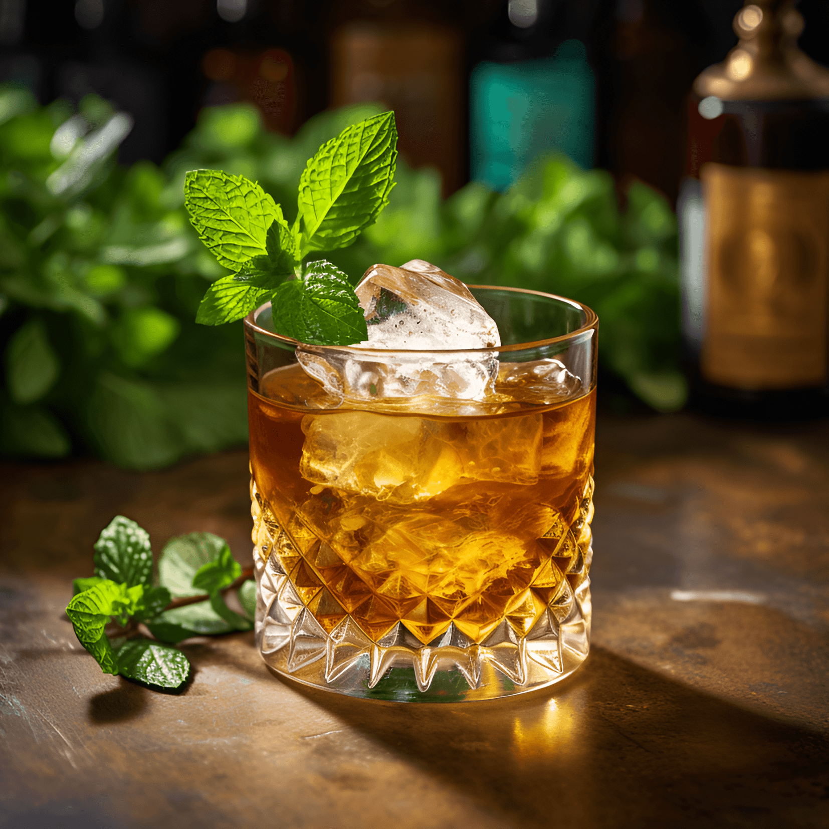 Brandy Smash Cóctel Receta Cómo preparar un Brandy Smash