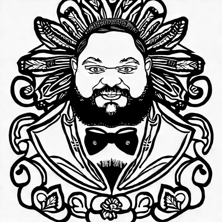 "bray wyatt" coloring page COLOR anything