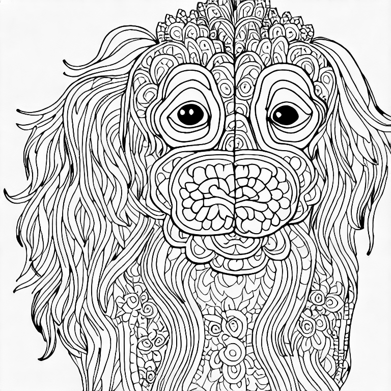 "dog" coloring page COLOR anything