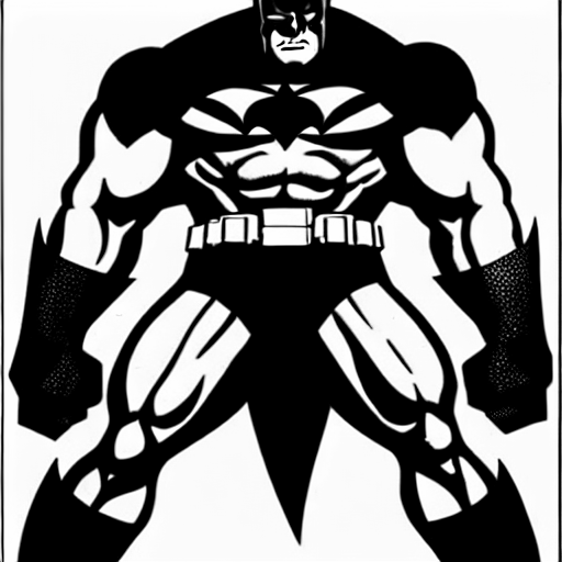 "hulk as batman" coloring page COLOR anything