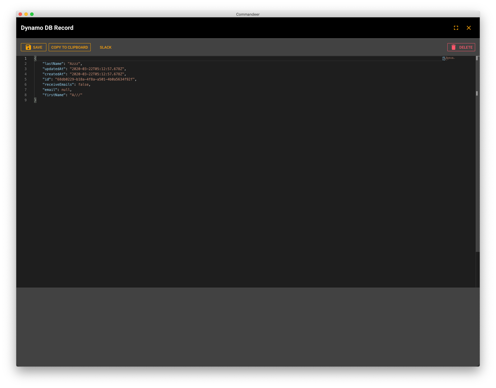 What is Dynamo DB Commandeer Docs