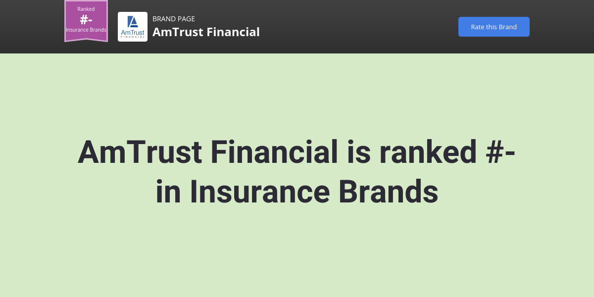 AmTrust Financial NPS & Customer Reviews Comparably