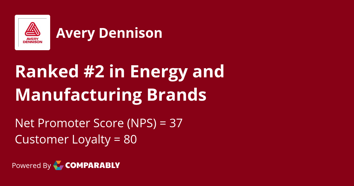 Avery Dennison NPS & Customer Reviews Comparably