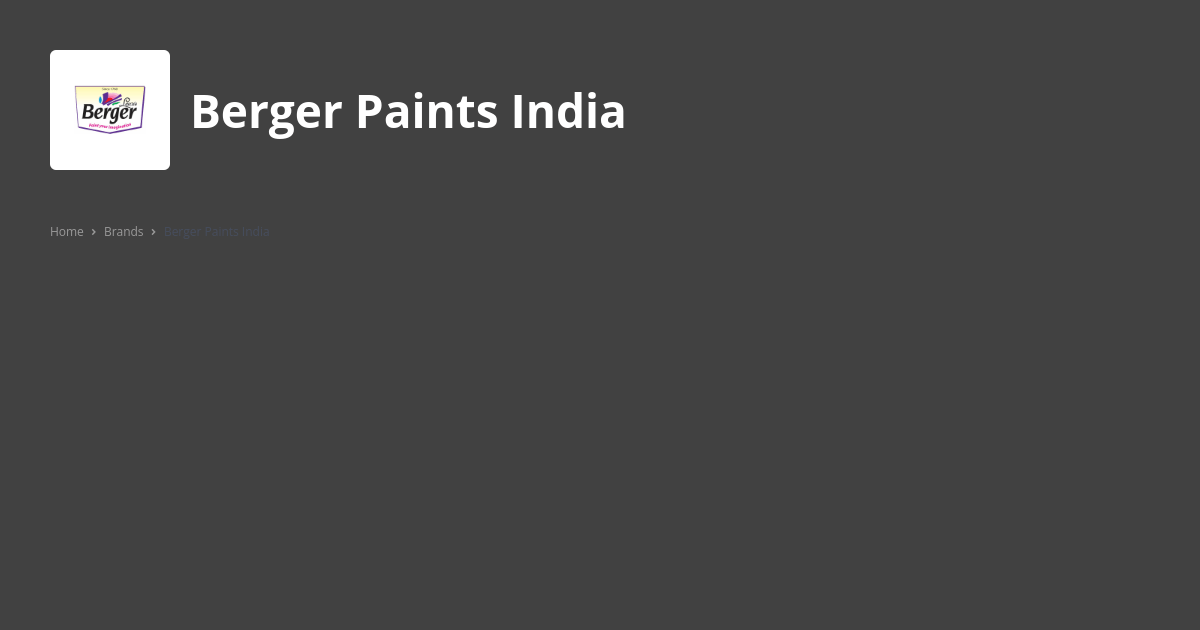 Berger Paints India NPS & Customer Reviews Comparably