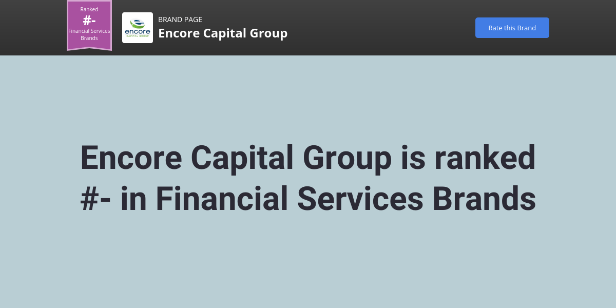 Encore Capital Group NPS & Customer Reviews Comparably