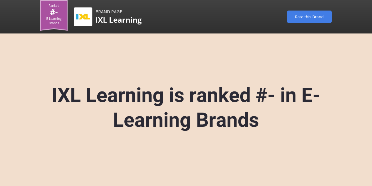 IXL Learning NPS & Customer Reviews | Comparably