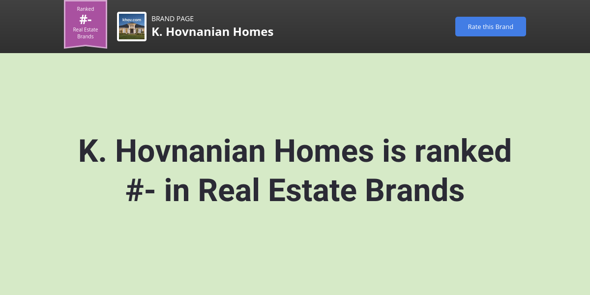 K. Hovnanian Homes NPS & Customer Reviews Comparably