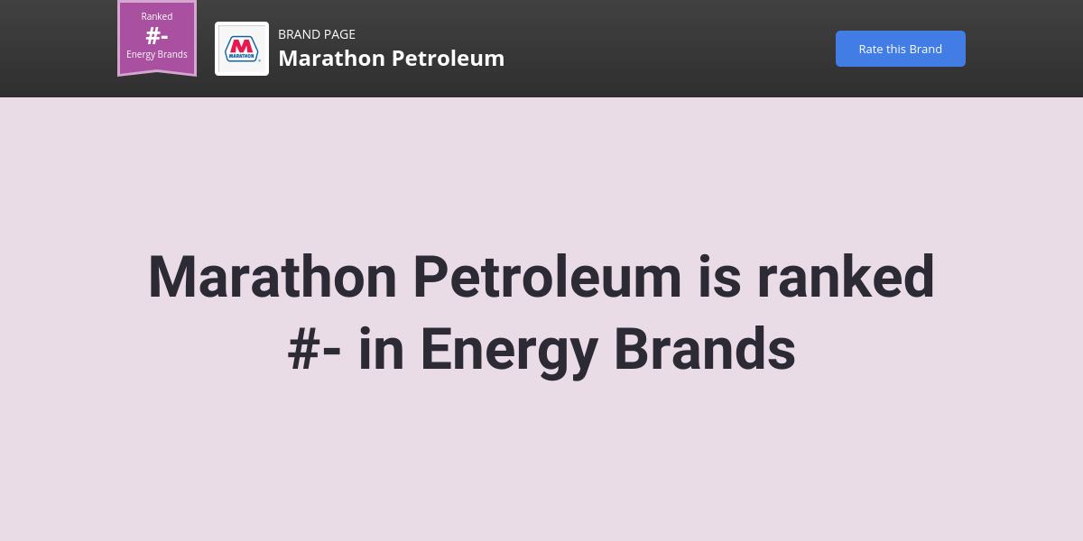 Marathon Petroleum NPS & Customer Reviews Comparably