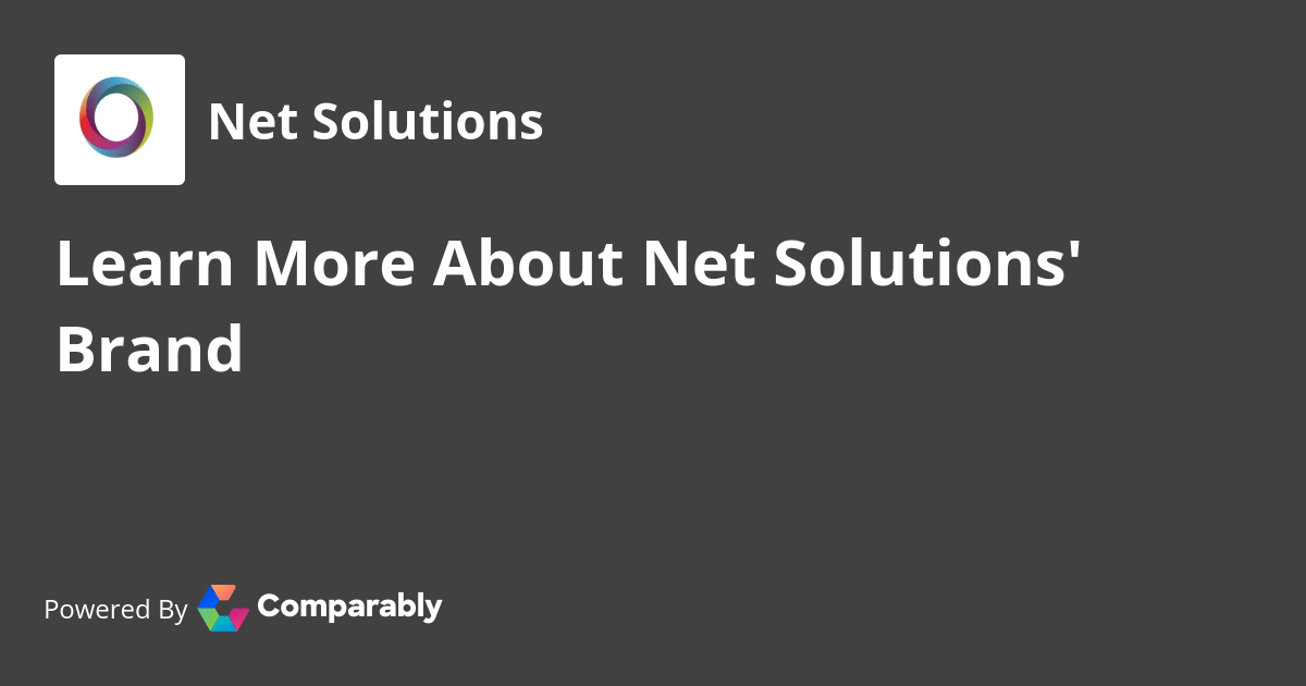 Net Solutions NPS & Customer Reviews Comparably