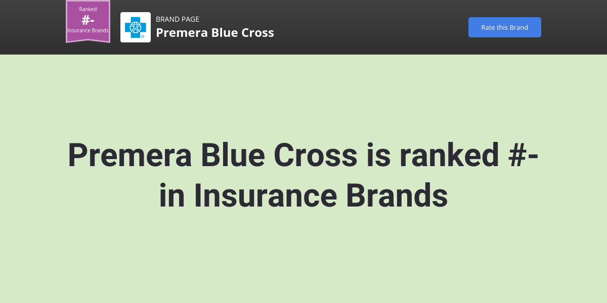 Premera Blue Cross NPS & Customer Reviews Comparably