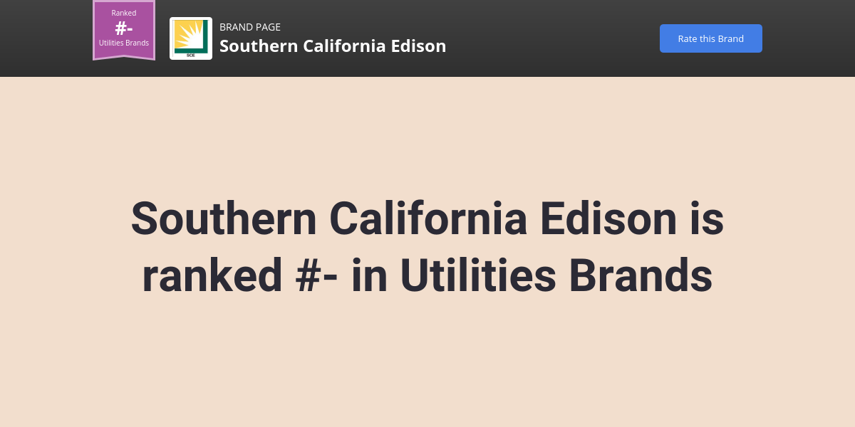 Southern California Edison NPS & Customer Reviews Comparably