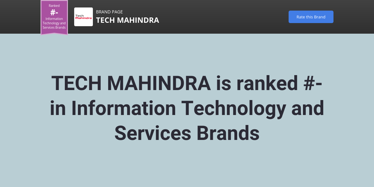 Tech Mahindra NPS & Customer Reviews Comparably