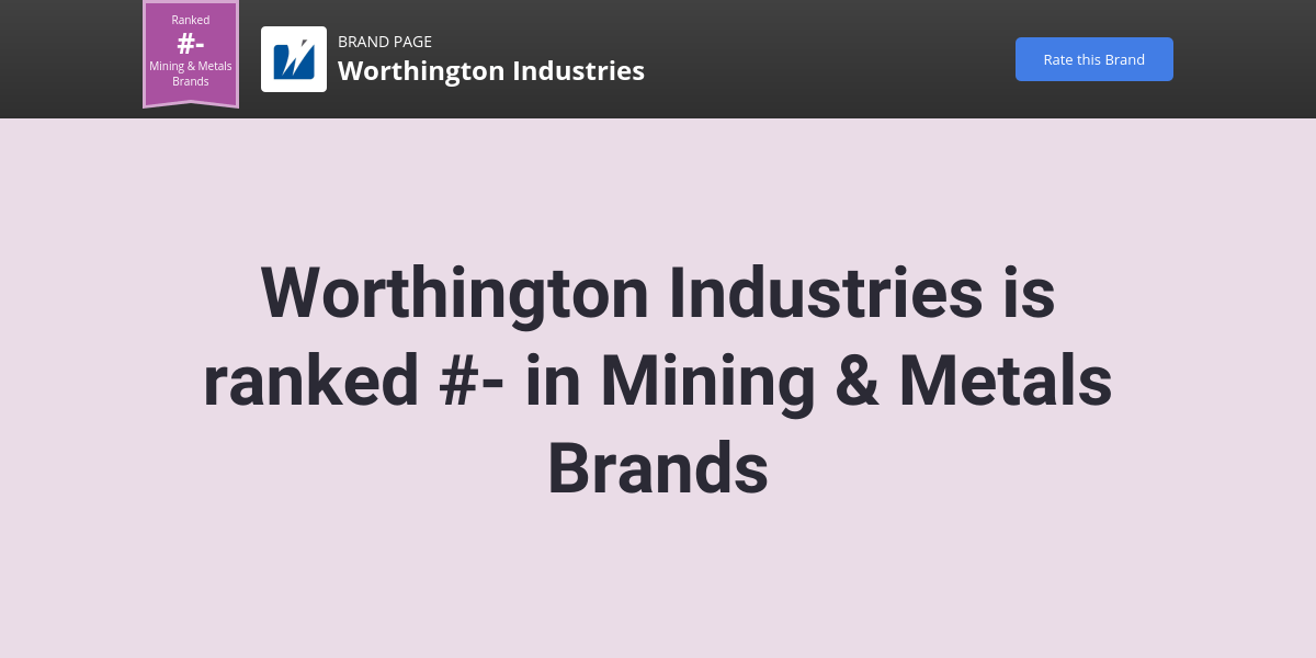 Worthington Industries NPS & Customer Reviews Comparably