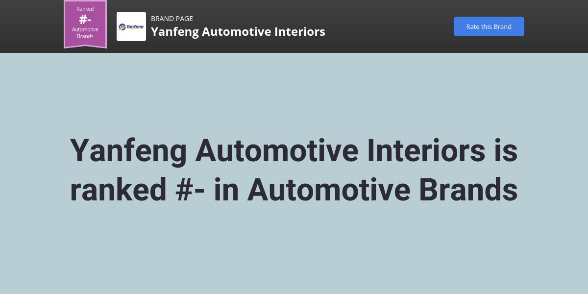 Yanfeng Automotive Interiors NPS & Customer Reviews Comparably