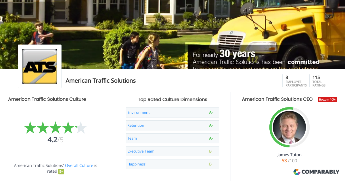 American Traffic Solutions Company Culture Comparably
