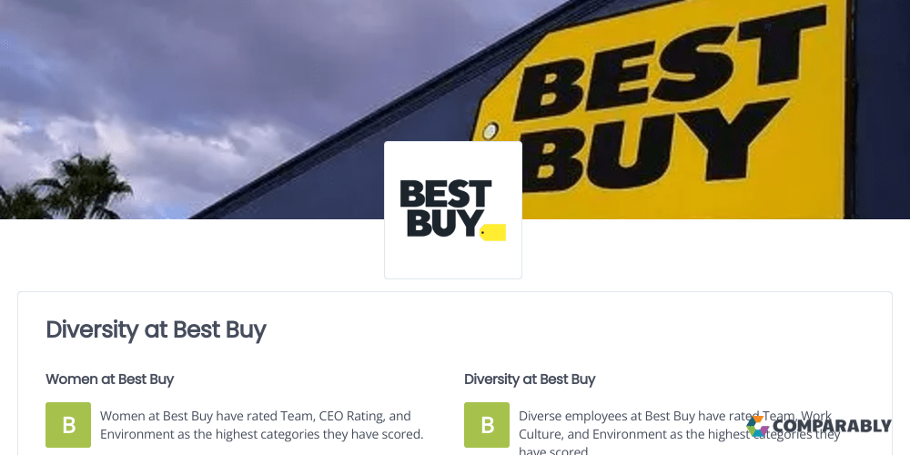 Diversity at Best Buy Comparably