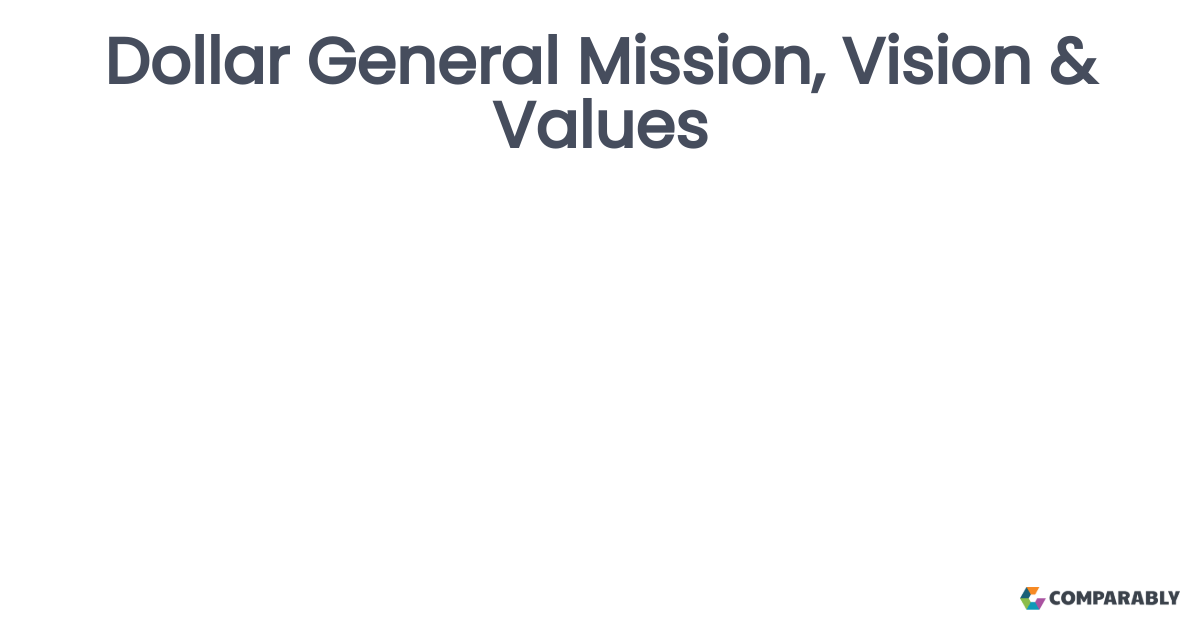 Dollar General Mission, Vision & Values Comparably