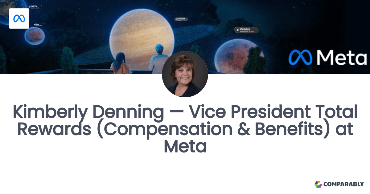 Kimberly Denning — Vice President Total Rewards