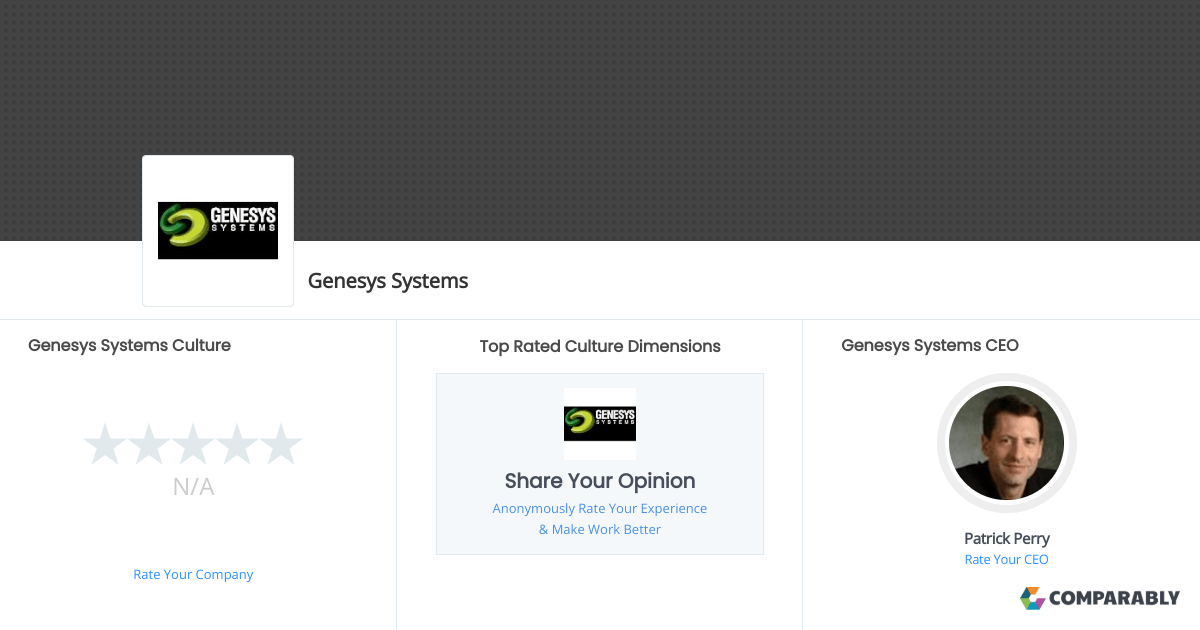 Genesys Systems Company Culture Comparably