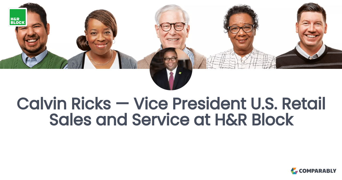 Calvin Ricks — Vice President U.S. Retail Sales and Service at H&R
