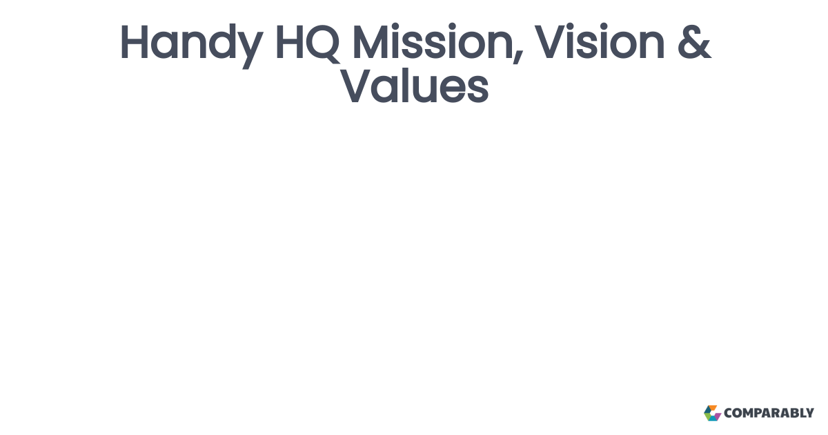Handy HQ Mission, Vision & Values Comparably