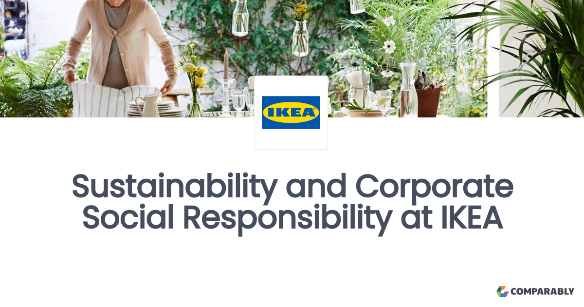 Sustainability and Corporate Social Responsibility at IKEA Comparably